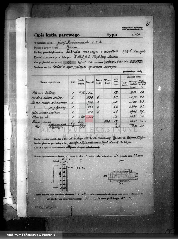 Obraz 6 z jednostki "Fabryka maszyn i urządzeń gorzelnianych J. Dziabaszewskiego i Ska w Poznaniu nr woj. 5829"