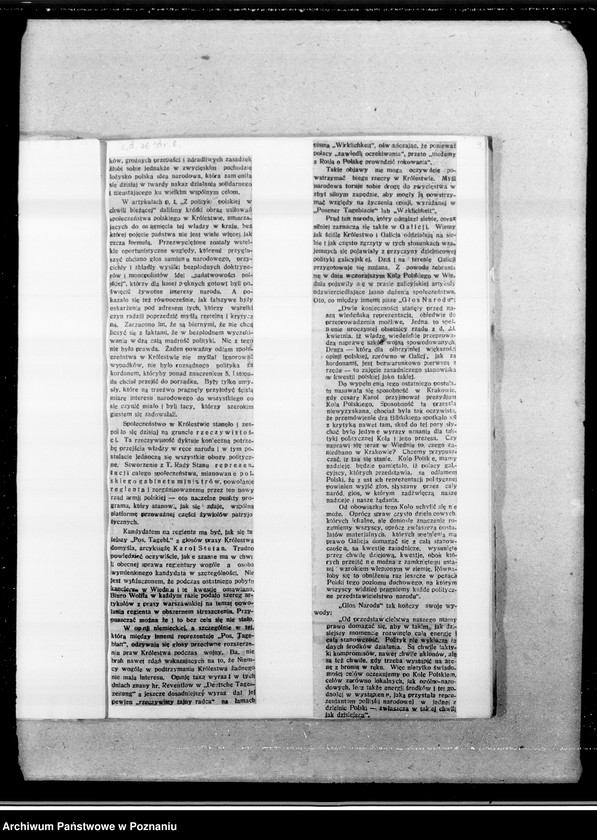 Obraz 13 z jednostki "Niepodległa Polska [wycinki prasowe]"