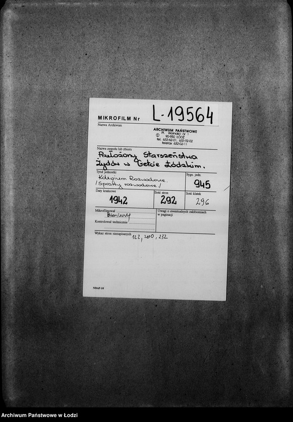 Obraz 2 z jednostki "[Sprawy rozwodowe]"