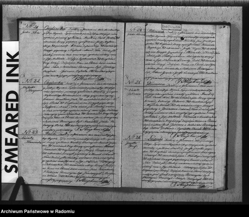 image.from.unit.number "Duplikat akt urodzonych, zaślubionych i zmarłych z parafii Głowaczów w roku 1852"