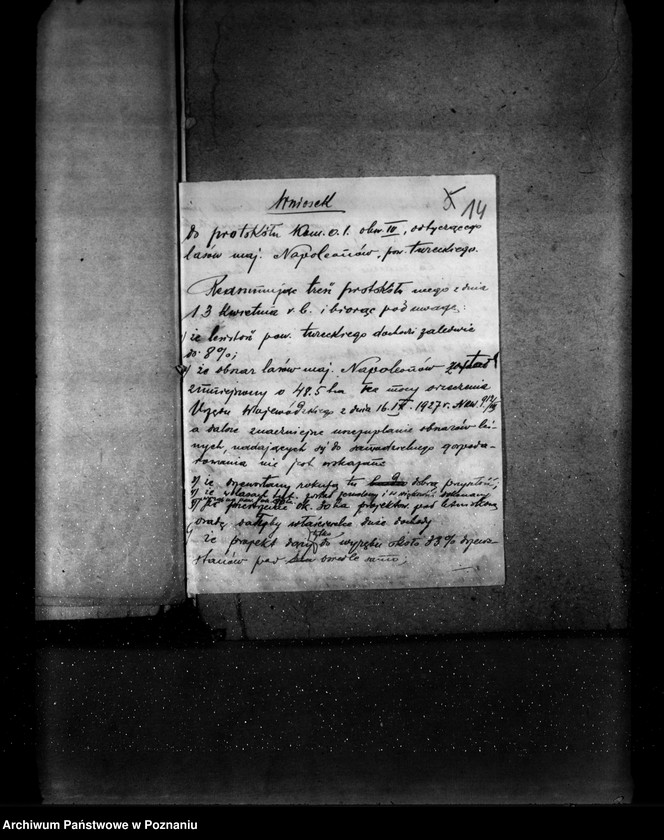 Obraz 18 z jednostki "Las majątku Napoleonów nr 1 własność Eweliny Wisłockiej powiat turecki"