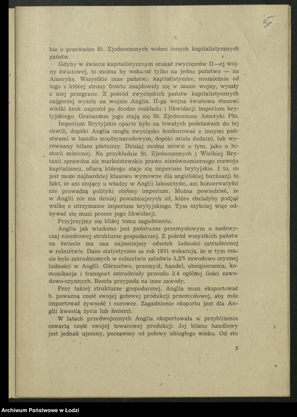 Obraz 6 z jednostki "Szkolenie partyjne - O sytuacji międzynarodowej - broszura [Wydziału Szkolenia Komitetu Centralnego PPR]"