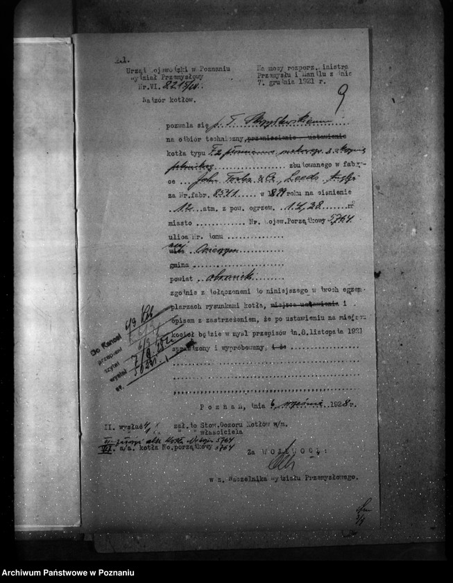 Obraz 13 z jednostki "Majętność Ocieszyn pow. obornicki, własność Skrzydlewski nr woj. kotła 8541"