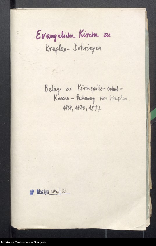 image.from.unit.number "Beläge zu Kirchspiels-Schul-Kassen-Rechnung von Kraplau"