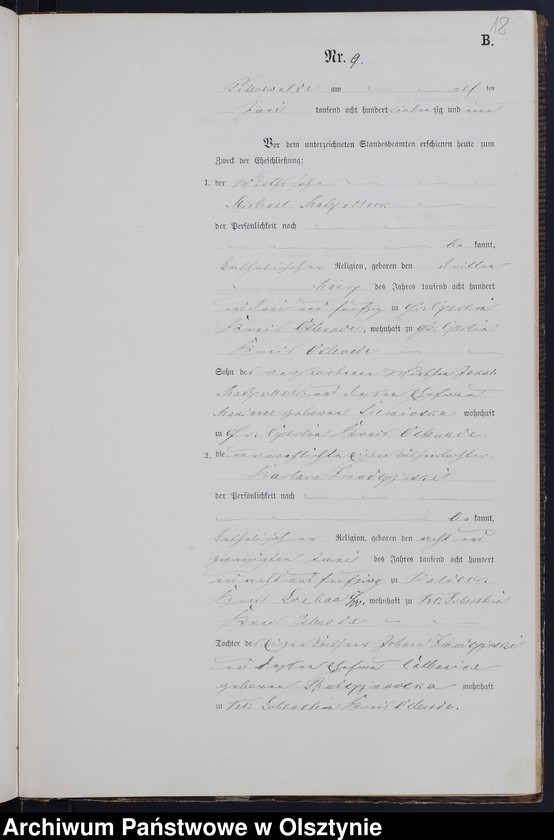 image.from.unit.number "Heiraths-Neben-Register Nr 1 - 23"