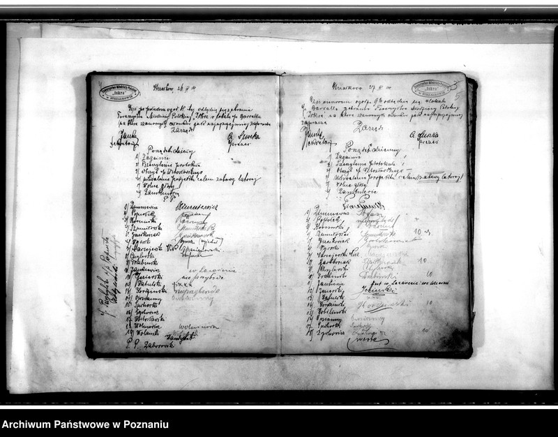 Obraz 6 z jednostki "Książka-rejestr zebrań i obecnych na nich członków Towarzystwa"