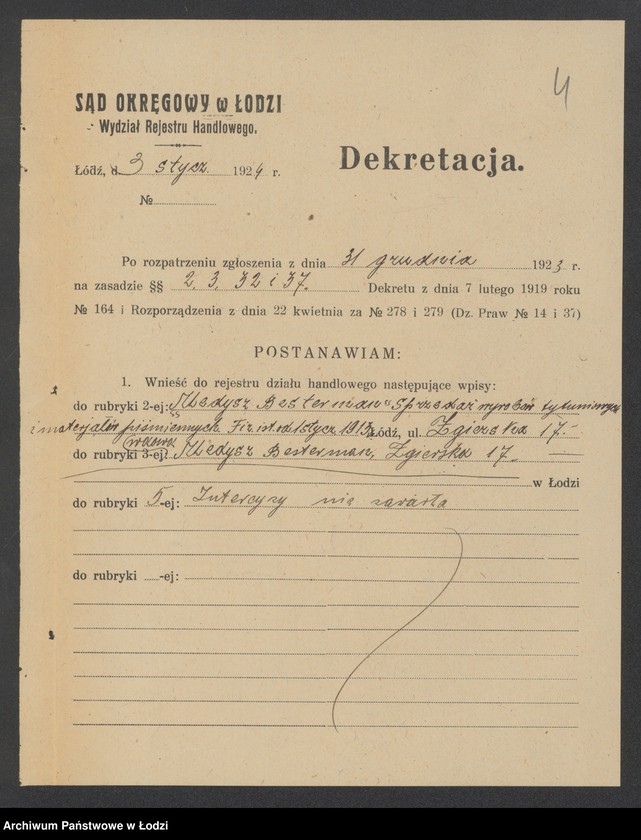 Obraz 6 z jednostki "Medysz Besterman – sprzedaż skóry"