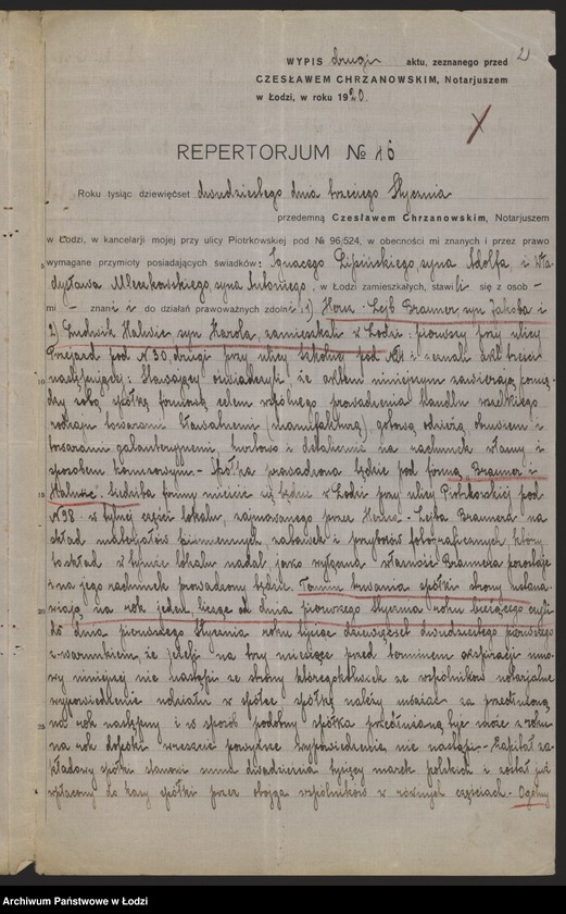 Obraz 4 z jednostki "Lejb Brauner, Ludwik Halwie- sprzedaż towarów łokciowych"