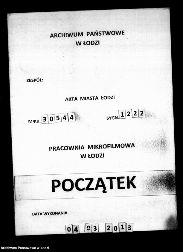 Obraz 1 z jednostki "Akta tyczące się ustanowienia opieki nad nieletnimi Marią i Frydrychem Konrad po zmarłej Ernestynie z Petzoldów Konrad"