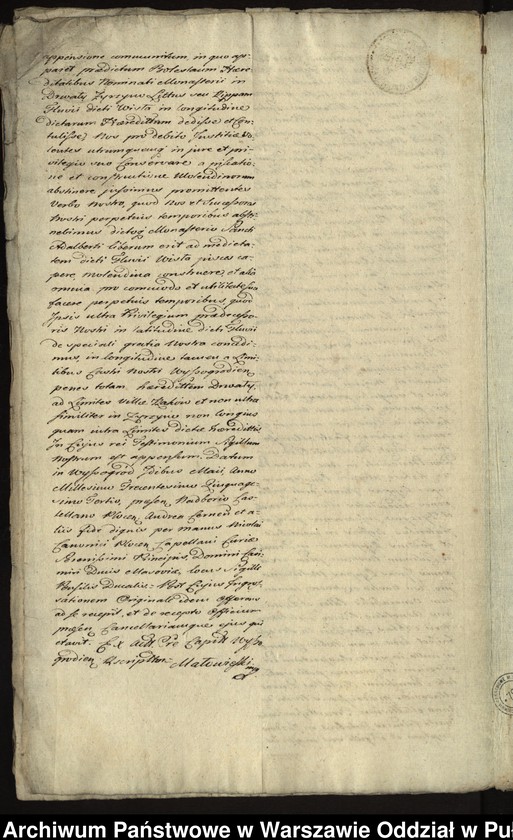 image.from.unit.number "Dwie kopie ekstraktu z ks. gr. wyszogrodzkich oblaty z 1731 roku dokumentu, w którym Kazimierz, ks. mazowiecki (1353, 15 V idibus maii - in Wyszogrod) potwierdza przywilej Bolesława, ks. mazowieckiego (1303, 28 IX quarto calendas octobris - in Jazdów), w którym książę nadaje klasztorowi benedyktynów w Płocku brzeg Wisły we wioskach Drwały i Zyrzyno"