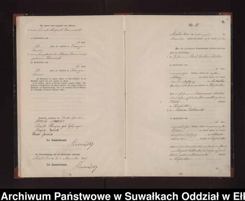 image.from.unit.number "Heiraths-Neben-Register des Preussischen Standes-Amtes Neuhoff Kreis Loetzen"