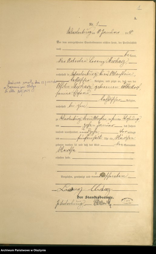 image.from.unit.number "Geburts-Haupt-Register Nr 1 - 140"