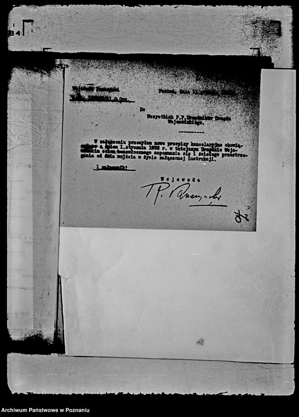 Obraz 5 z jednostki "Spisy spraw Wydziału Społeczno-Politycznego"