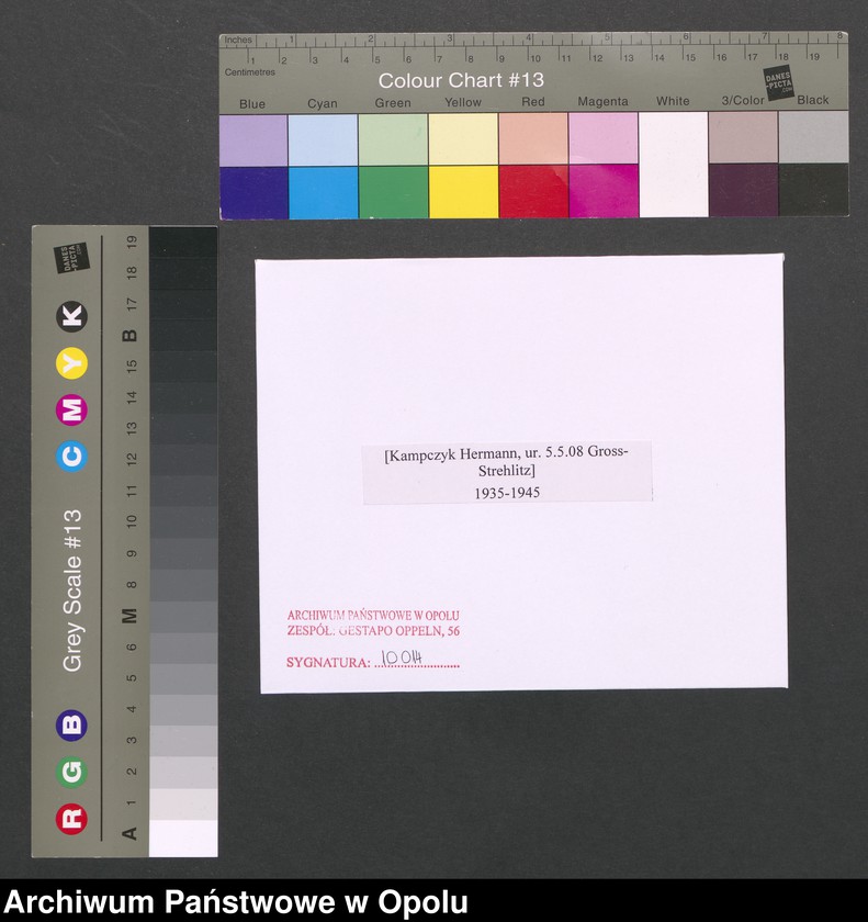 Obraz 2 z jednostki "[Kampczyk Hermann, ur. 5.5.08 Gross-Strehlitz]"