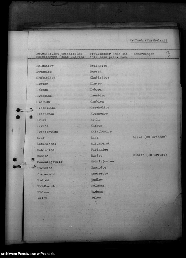 Obraz 7 z jednostki "Ortsnamenänderung - Kreis Lask (Łask)"