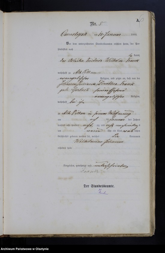 image.from.unit.number "Geburts-Haupt-Register Nr 1 - 199"