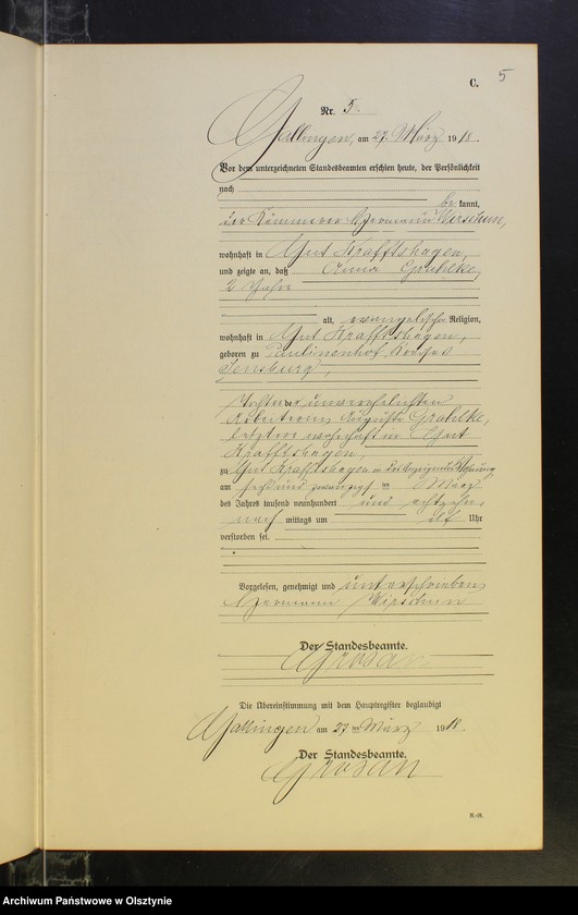 image.from.unit.number "Sterbe-Neben-Register Nr 1 - 40 [ Księga zgonów - wtóropis ]"