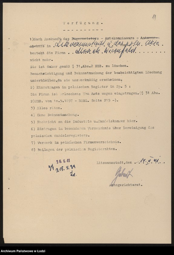 Obraz 13 z jednostki "Moszek Wicenfeld- sprzedaż pończoch"