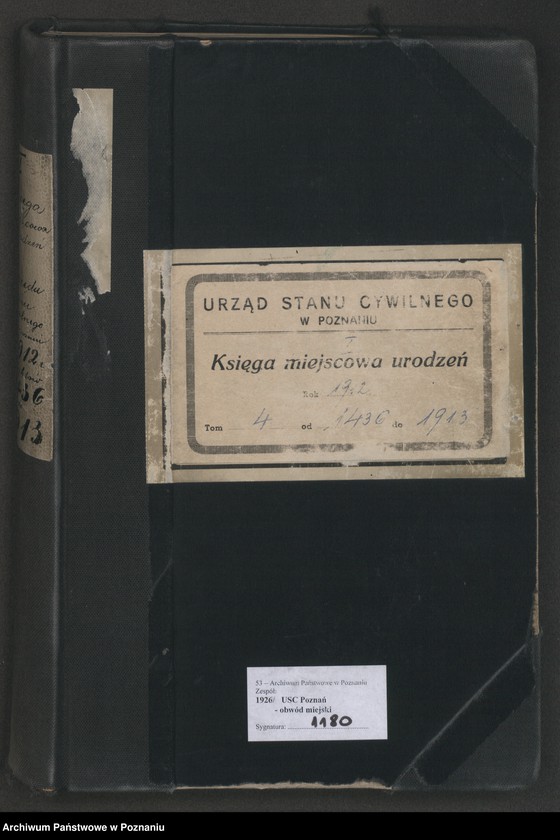 Obraz 2 z jednostki "Księga miejscowa urodzeń tom IV [Rejestr główny urodzeń]"