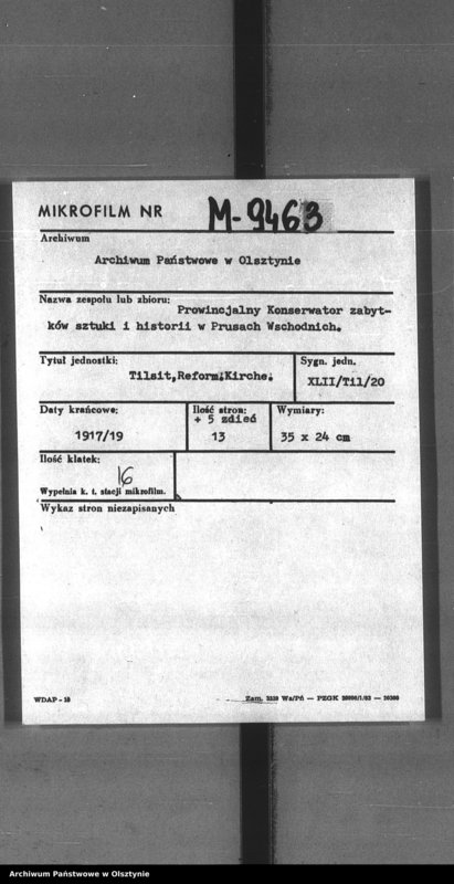 image.from.unit.number "Tilsit, Reformierte Kirche"