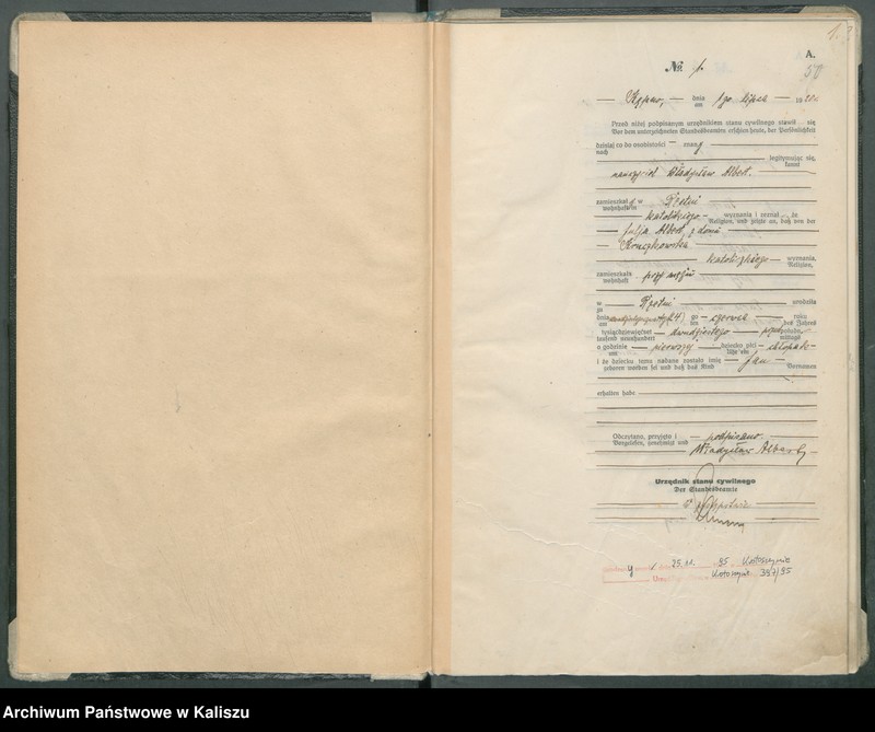 image.from.unit.number "Rejestr urodzeń (główny) - tom II"