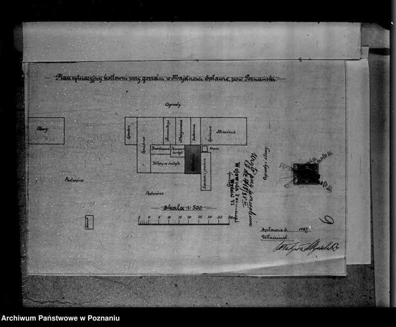 Obraz 13 z jednostki "Gorzelnia rolnicza w Spławiu powiat poznański hr. Mycielski nr woj. 298"