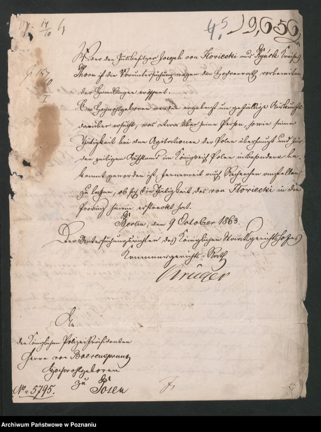 Obraz 8 z jednostki "A. betr. Gutspächter Iłowiecki in Rynsk, Kreis Thorn und andere des Namens"