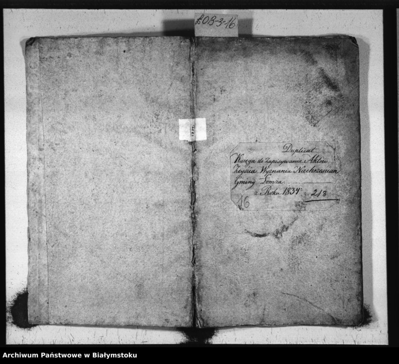 image.from.unit.number "Książka do zapisywania aktow zejścia wyznań niechrzescijańskich"