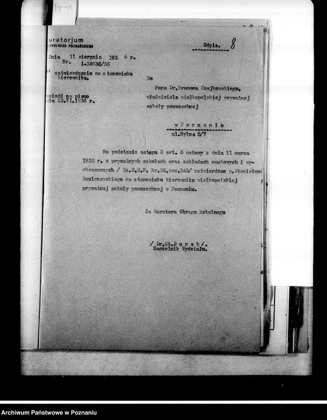 Obraz 12 z jednostki "Prywatna Szkoła Powszechna Czajkowskiego w Poznaniu"