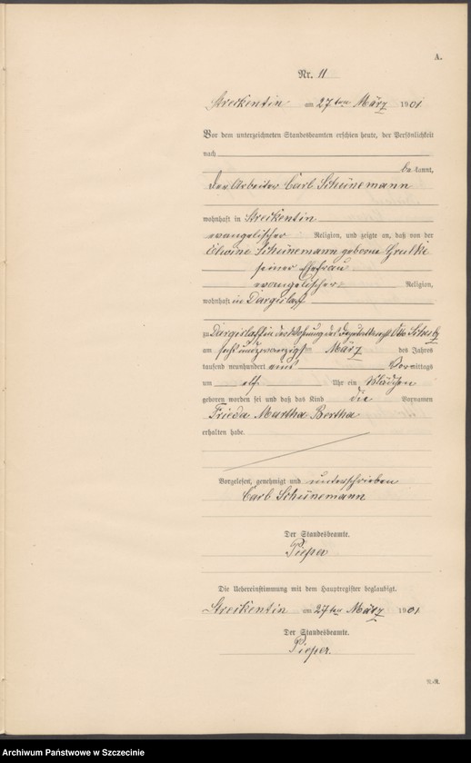 Obraz 14 z jednostki "Geburts-Register (Neben-Register)"