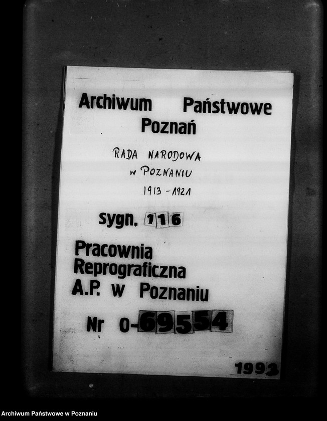 Obraz 1 z jednostki "Pisma różne. [Adresy Związków i Towarzystw polskich w poznańskim, broszura pod tytułem "Czym jest Rada Główna Opiekuńcza" rozporządzenia dotyczące robotników z Królestwa Polskiego przebywających w poznańskim, pismo Urzędu Miasta Warszawy]"