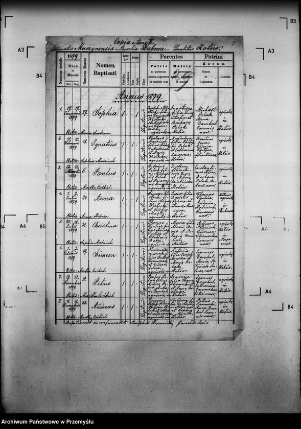 Obraz 9 z jednostki "[Kopie ksiąg metrykalnych parafii Łabowa z filiami Kotów, Łabowiec, Uhryń Niżny (dekanat Muszyna)]"