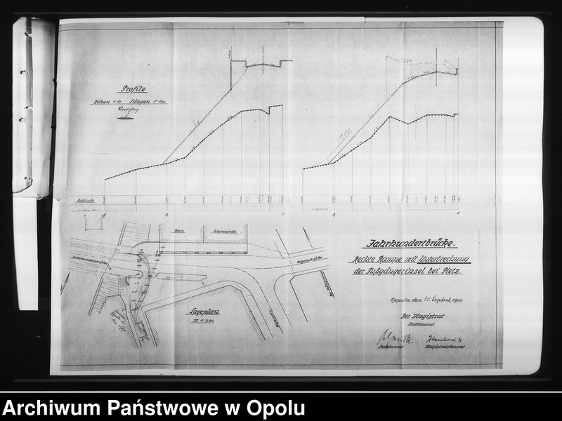 Obraz 19 z jednostki "[Budowa mostu "Stulecia" - Jahrhundertbrücke - korespondencja, rysunki techniczne]"