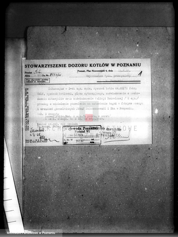 Obraz 5 z jednostki "Fabryka maszyn i urządzeń gorzelnianych J. Dziabaszewskiego i Ska w Poznaniu nr woj. 5829"