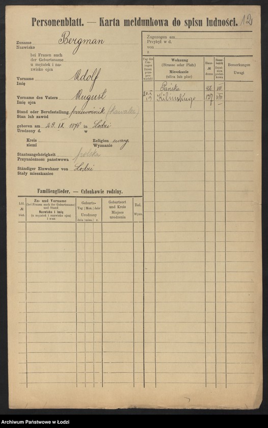 image.from.unit.number "[Spis ludności Łodzi] Berginda - Berkowicz"