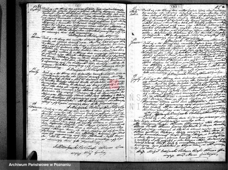 Obraz 9 z jednostki "Duplikat urodzonych, zaślubionych i zgonów"