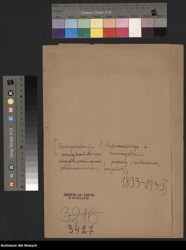 Obraz 1 z jednostki "Amerykańskie towarzystwa ubezpieczeniowe. Pełnomocnictwo, przekazy, zestawienia, prospekty"