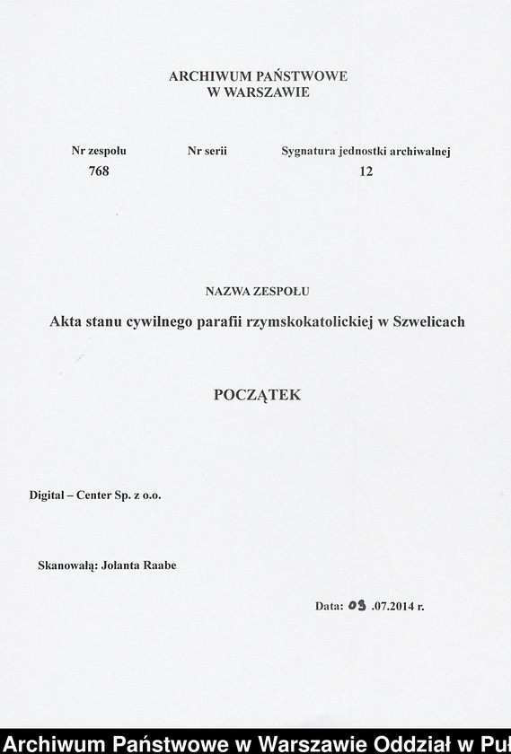 image.from.unit.number "Akta urodzeń, małżeństw i zgonów"