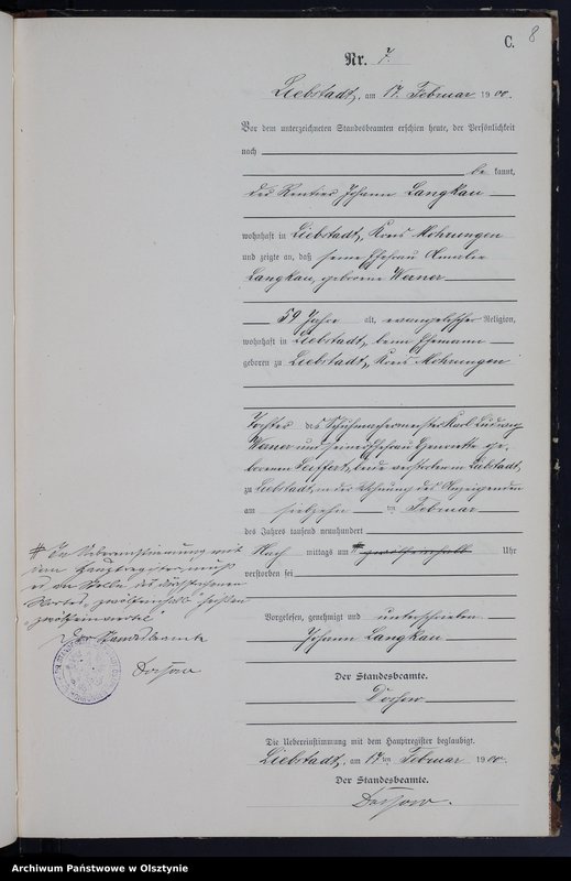 image.from.unit.number "Sterbe-Neben-Register Nr 1 - 53"