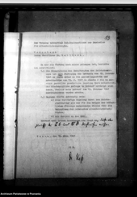 Obraz 17 z jednostki "Unterhaltspflicht für polnische ehemalige Altenteilberechtigte und polnische Landarbeiter"