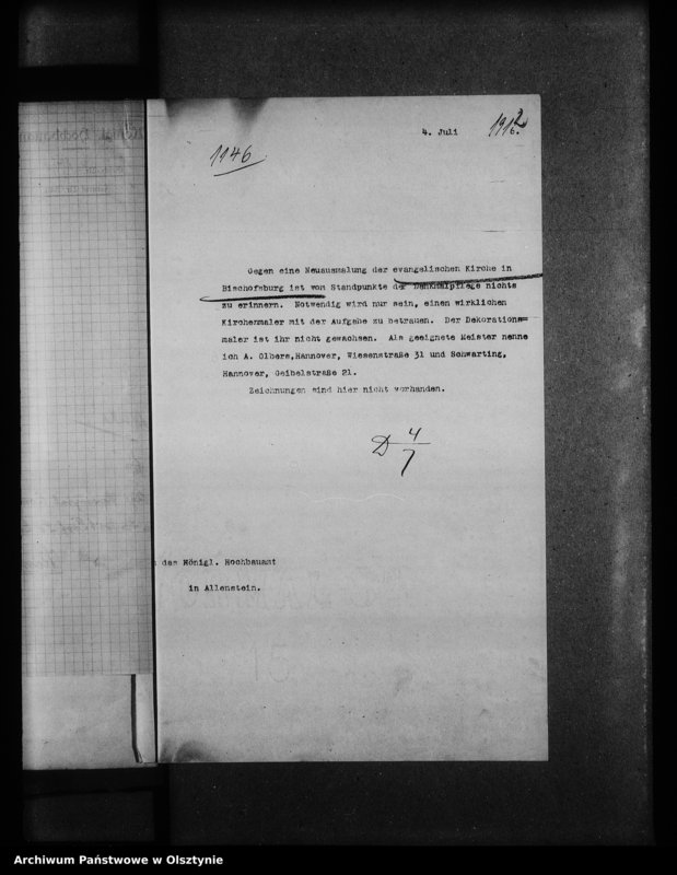image.from.unit.number "Bischofsburg, evangelische Kirche"