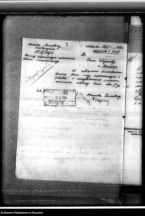 Obraz 7 z jednostki "Nadzór nad gospodarką w lasach majętności Siedmiorogowo w powiecie gostyńskim"