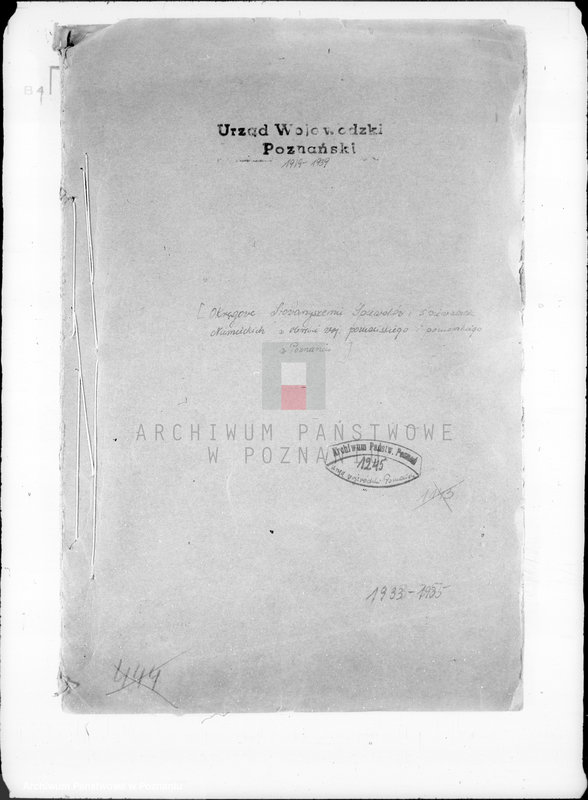 Obraz 4 z jednostki "/Okręgowe Stowarzyszenie Śpiewaków i Śpiewaczek Niemieckich w obrębie województwa poznańskiego i pomorskiego w Poznaniu/"