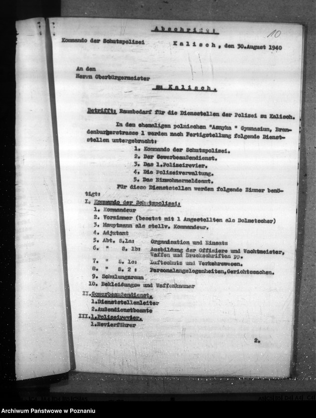 Obraz 14 z jednostki "Finanzbedarf der Stadt Kalisch. Bürgerschaft für Darlehen an abgebrannte Volksdeutsche. Melirationsdauerkredit"