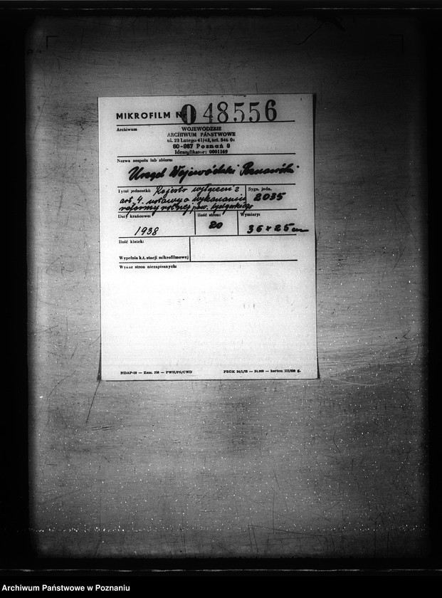 Obraz 2 z jednostki "Rejestr wyłączeń z artykułu 4 ustawy o wykonaniu reformy rolnej powiatu bydgoskiego"