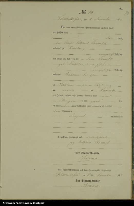 image.from.team "Urząd Stanu Cywilnego w Chojniku pow. morąski"