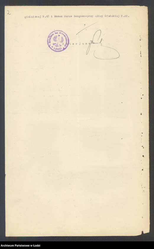 Obraz 4 z jednostki "Aron Warhaft i M. H. Bergman - Wyrób i sprzedaż towarów włókienniczych i pośrednictwo handlowe Polwit"