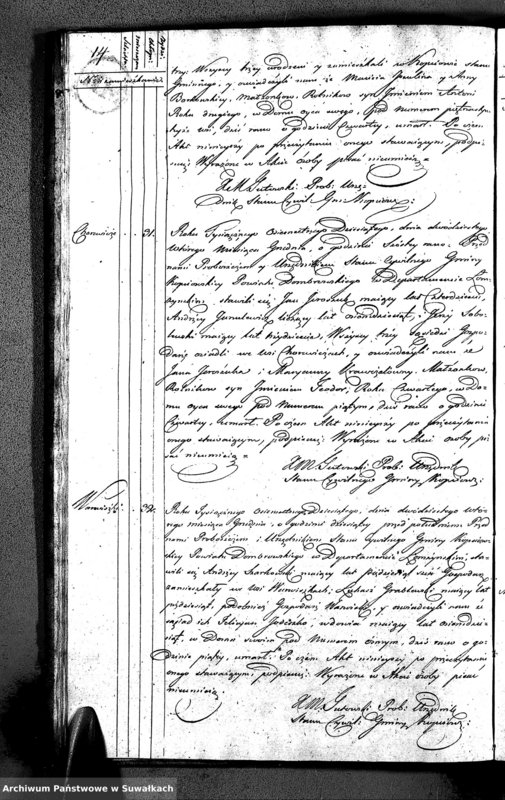 Obraz 17 z jednostki "Akta Zeszłych Gminy Kopciowskiey od 1-go Maia 1810 R."