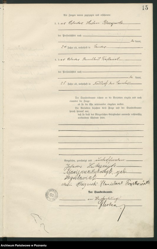 Obraz 17 z jednostki "Heirats-Haupt-Register"