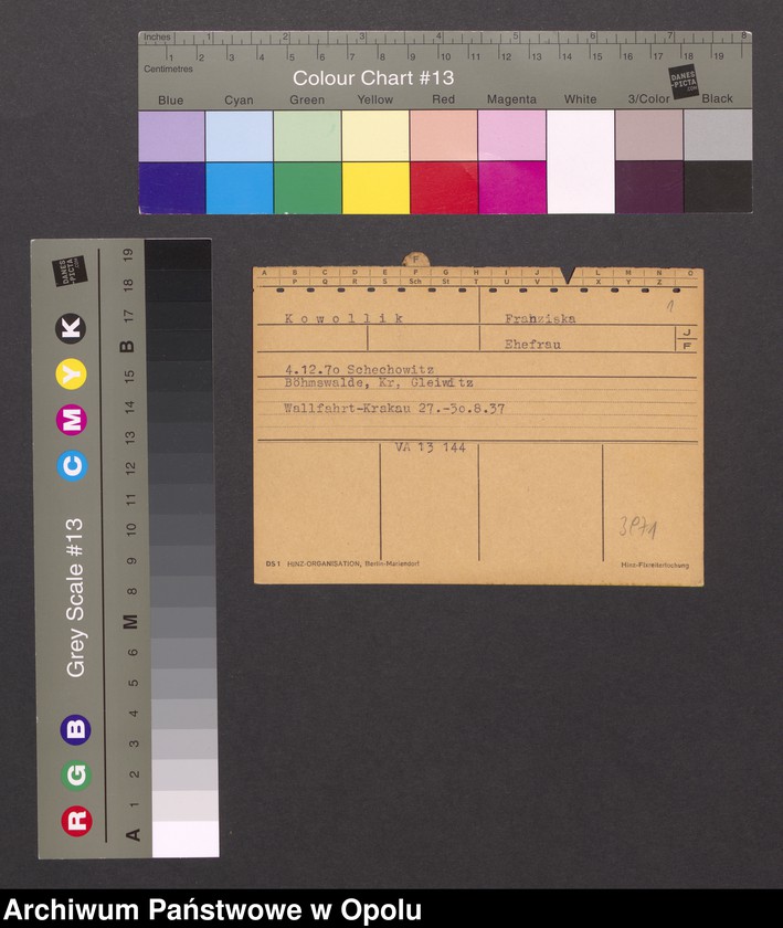 Obraz 3 z jednostki "[Kowollik Franziska, ur. 04.12.1870 Schechowitz]"